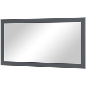 Spiegel 120 x 60 cm Duna ¦ grau ¦ Glas,Aluminium,Holzwerkstoff ¦ Maße (cm): B: 120 H: 60 T: 3.0