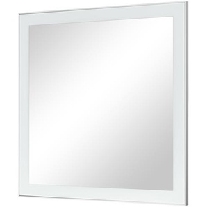 Garderobenspiegel  Duna ¦ weiß ¦ MDF, Glas , Glas , MDF-Platte ¦ Maße (cm): B: 80 H: 77
