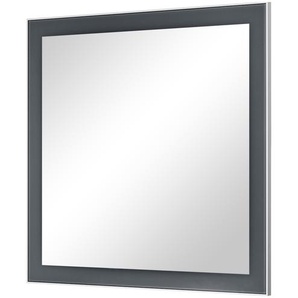 Spiegel - grau - Glas , Aluminium, Holzwerkstoff - 80 cm - 77 cm - 3 cm | Möbel Kraft