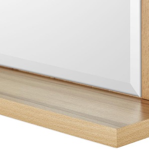 Garderobenspiegel - holzfarben - Holzwerkstoff, Glas , Holz - 74 cm - 93 cm - 15 cm | Möbel Kraft
