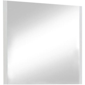 Garderobenspiegel Una, weiß, 80 x 79 cm