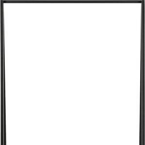 Garderobenständer ACTONA GROUP schwarz (matt wildeiche, matt schwarz) Ständer, Halterungen Haken Metallgestell im modernen Industrielook, 2 Einlegeböden, Breite 77 cm