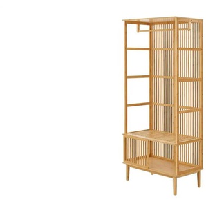 Garderobenständer   ¦ holzfarben ¦ Maße (cm): B: 80 H: 185
