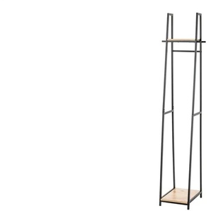 Garderobenständer   ¦ holzfarben ¦ Metall,Holzwerkstoff ¦ Maße (cm): B: 38 H: 166