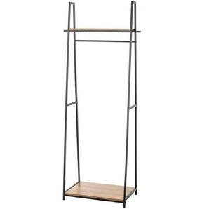 Garderobenständer   ¦ holzfarben ¦ Metall,Holzwerkstoff ¦ Maße (cm): B: 68 H: 166