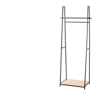 Garderobenständer   ¦ holzfarben ¦ Metall,Holzwerkstoff ¦ Maße (cm): B: 68 H: 166