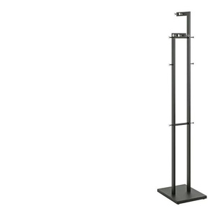 Garderobenständer  Keno ¦ schwarz ¦ Metall ¦ Maße (cm): B: 42 H: 175 T: 30.0
