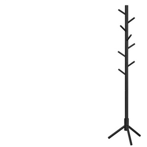 Garderobenständer  Andi ¦ schwarz ¦ Holzwerkstoff ¦ Maße (cm): B: 47 H: 175
