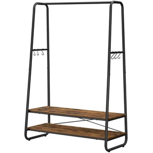 Garderobenständer  Colten ¦ schwarz ¦ Holzwerkstoff,Metall ¦ Maße (cm): B: 100 H: 160