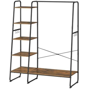 Garderobenständer  Colten ¦ schwarz ¦ Holzwerkstoff,Metall ¦ Maße (cm): B: 120 H: 160