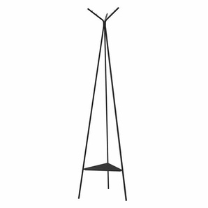 Garderobenständer - schwarz - Materialmix - 44,6 cm - 175 cm - cm 38,6 | Möbel Kraft