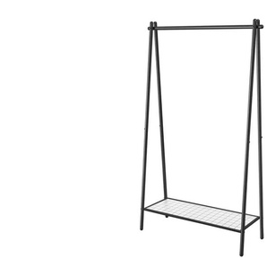 Garderobenständer - schwarz - Metall - 92,5 cm - 153 cm | Möbel Kraft