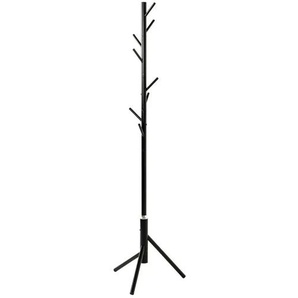 Garderobenständer   ¦ schwarz ¦ Metall ¦ Maße (cm): B: 48 H: 173