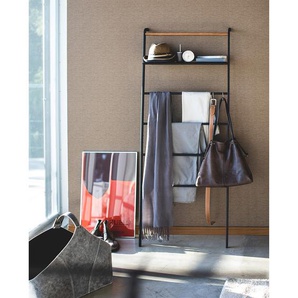 Garderobenständer II 66 x 160 x 38cm Schwarz/Schwarz