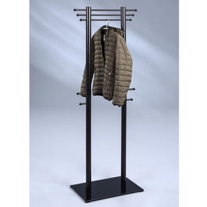 Garderobenständer Veyrac 67 x 191 x 40cm Schwarz