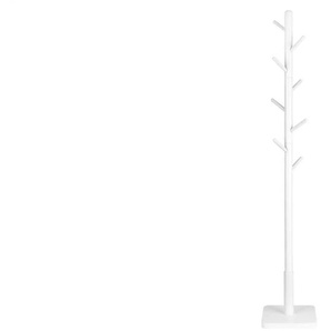 Garderobenständer - weiß - Holzwerkstoff - 30 cm - 175 cm | Möbel Kraft