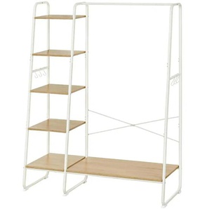 Garderobenständer  Colten ¦ weiß ¦ Holzwerkstoff,Metall ¦ Maße (cm): B: 120 H: 160