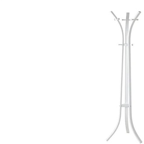 Garderobenständer   ¦ weiß ¦ Metall ¦ Maße (cm): B: 45 H: 177