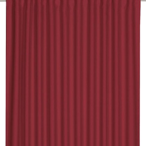 Gardine ELBERSDRUCKE Midnight Gardinen Gr. 255 cm, verdeckte Schlaufen, 140 cm, rot Verdeckte Schlaufen