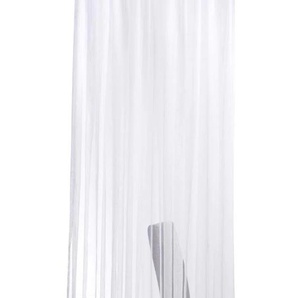 Gardine HOMING Glendale Gardinen Gr. 145 cm, Kräuselband, 300 cm, weiß Kräuselband Gardine Kräuselgardine, weiß, transparent, Makrame, Wohnzimmer, Schlafzimmer