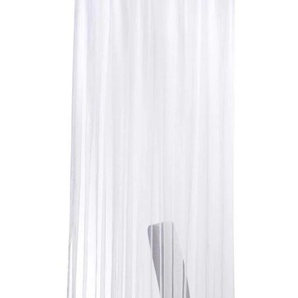 Gardine HOMING Glendale Gardinen Gr. 145 cm, Kräuselband, 600 cm, weiß Kräuselband Gardine Kräuselgardine, weiß, transparent, Makrame, Wohnzimmer, Schlafzimmer