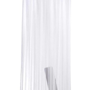 Gardine HOMING Glendale Gardinen Gr. 245 cm, Kräuselband, 450 cm, weiß Kräuselband Kräuselgardine, weiß, transparent, Makrame, Wohnzimmer, Schlafzimmer