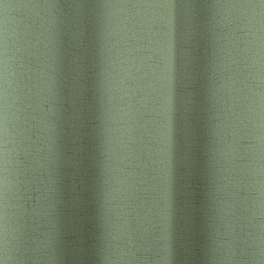 Gardine VHG Rustika Gardinen Gr. 185 cm, Ösen, 145 cm, grün (olivgrün) Landhaus Gardinen Deko Struktur, Polyester, pflegeleicht, nach Maß