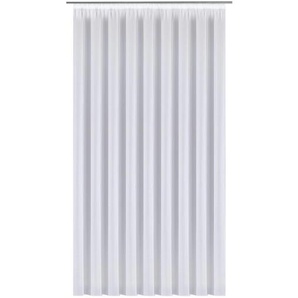 Weckbrodt Gardinenstore mit Kräuselband  Emil ¦ weiß ¦ Synthetik ¦ Maße (cm): B: 0,5 H: 180