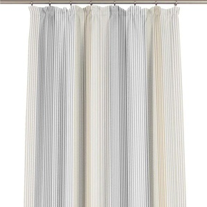 Gardine WIRTH 28066 Gardinen Gr. 145 cm, Faltenband, 300 cm, grau (taupe) Fertiggardine Fertigstore Gardine Gardinenstore Langstore Esszimmergardinen Store - Faltenband 1:3