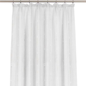 Gardine WIRTH Gardinen Gr. 105 cm, Faltenband, 900 cm, weiß Schlafzimmergardinen Fertig-Store mit FB 1:3 nach Maß