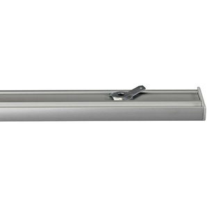 Gardinenschiene GARESA Flächenvorhangschiene Compact Gardinenstangen Gr. L: 470 cm, 3 läufig, beige (aluminiumfarben, natur) Gardinenschienen für Paneele oder Vorhänge mit Gleiter, verlängerbar