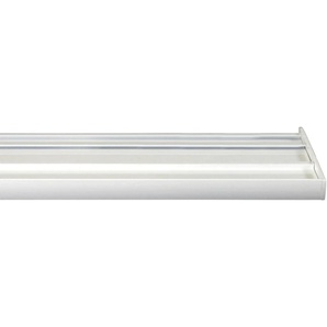 Gardinenschiene GARESA Flächenvorhangschiene SMART Gardinenstangen Gr. L: 320 cm, 5 läufig, weiß Gardinenschienen für Paneele, Vorhänge, verlängerbar, Deckenmontage