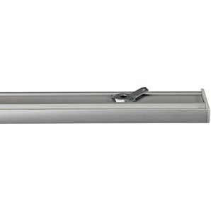 Gardinenschiene GARESA Flächenvorhangschiene SMART Gardinenstangen Gr. L: 330 cm, 3 läufig, grau (aluminiumfarben) Gardinenschienen
