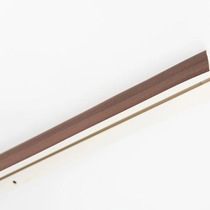 Gardinenschiene GARESA Kunststoffschiene mit Blende Gardinenstangen Gr. L: 440 cm, 1 läufig, braun (nussbaum) Gardinenschienen Deckenmontage, verlängerbar, einfache Montage, schlicht