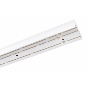 Gardinenschiene GARESA Kunststoffschiene mit Blende Gardinenstangen Gr. L: 510 cm, 3 läufig, weiß Gardinenschienen Deckenmontage, verlängerbar, einfache Montage, schlicht