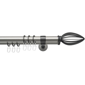 Gardinenstange Lan Cast, Liedeco, Ø 20 mm, 2-läufig, Fixmaß