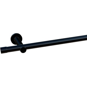 Gardinenstange Linz, indeko, Ø 20 mm, 1-läufig, Wunschmaßlänge, mit Bohren, verschraubt, Stahl, Komplett-Set inkl. Montagematerial