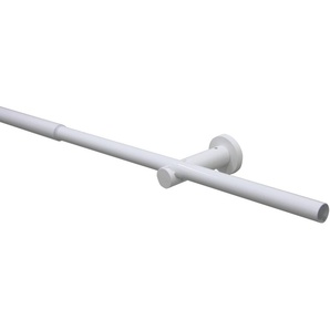 Gardinenstangen-Set Sol 1-Lauf Ø 16/19 mm Weiß