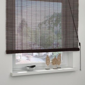 Gardinia Bambus-Rollo schoko 60 x 160 cm GLO727302143