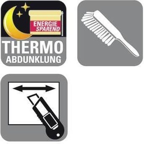 Gardinia EASYFIX Rollo Thermo ENERGIESPAREND 245 lila 120 x 150 cm 4003018262800-10