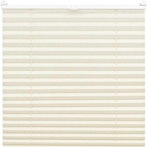 Plissee GARDINIA EASYFIX mit 2 Bedienschienen Plissees Gr. 130 cm, zweiseitig verschiebbar, 95 cm, beige (elfenbeinfarben, weiß) Kinder Kinderzimmer-Plissees Plissee in der Breite kürzbar