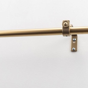 GARESA Gardinenstange BOLTI mit offenem Träger, Ø 16 mm, 1-läufig, Wunschmaßlänge, mit Bohren, verschraubt, Metall, Vorhanggarnitur, verlängerbar, Wandmontage, ohne Ringe