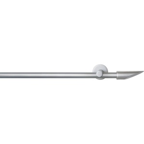 GARESA Gardinenstange SEFRA, Ø 16 mm, 2-läufig, Wunschmaßlänge, verschraubt, Aluminium, Vorhanggarnitur,Innenlaufgarnitur, verlängerbar, Endknopf Keil