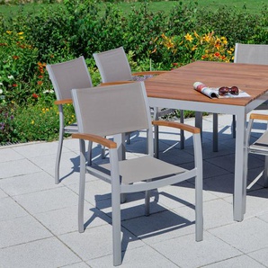 Garten-Essgruppe MERXX Naxos, beige (natur), Sitzmöbel-Sets