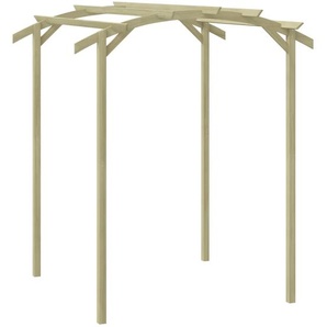Garten-Pergola Kiefernholz Imprägniert 180x197x210 cm