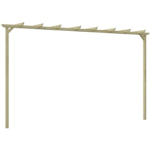 Garten-Pergola Kiefernholz Imprägniert 360x200x60 cm