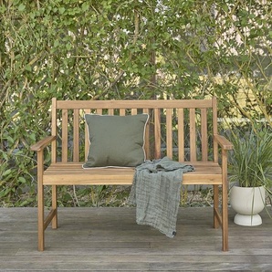 Gartenbank aus massivem Akazienholz 120 cm