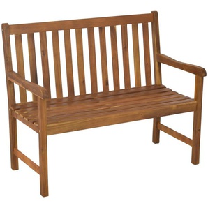 Gartenbank MERXX Mindanao Sitzbänke Gr. B/H/T: 107 cm x 89 cm x 54 cm, beige (natur) Gartenbänke