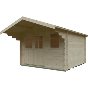 Gartenhaus KONIFERA Kallenberg 2 Gartenhäuser Gr. Fußboden im Gartenhaus, ohne Dacheindeckung, beige (naturbelassen) Gartenhäuser aus Holz