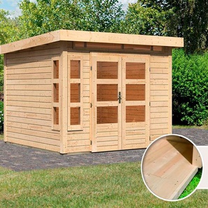 Gartenhaus KONIFERA Kolimasee 6 Gartenhäuser beige (naturbelassen) Gartenhäuser aus Holz naturbelassen